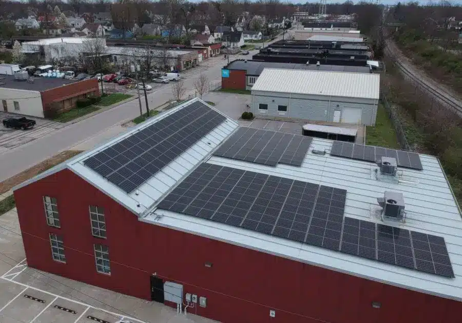 56.6 kW Kentucky Commercial Solar Install on Lexington Brewery