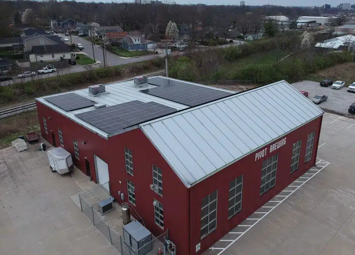 56.6 kW Kentucky Commercial Solar Install on Lexington Brewery