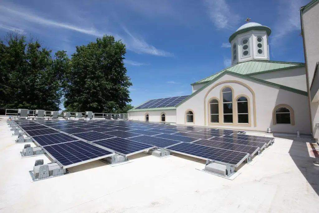 38.3 kW Kentucky Solar install on Greek Orthodox Church