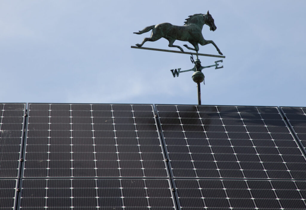 Agricultural solar installation