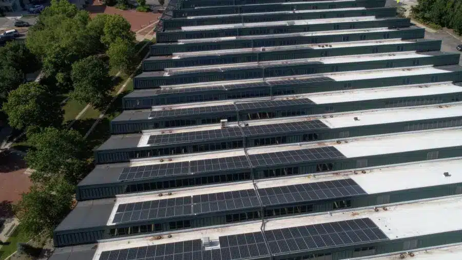 391 kW Indiana Solar Install for Bloomington and Monroe County City Halls