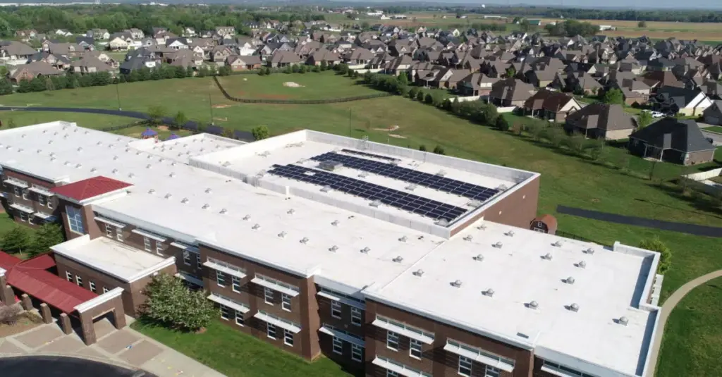 50 kW Jody Richards Elementary Solar install in Bowling Green, Kentucky