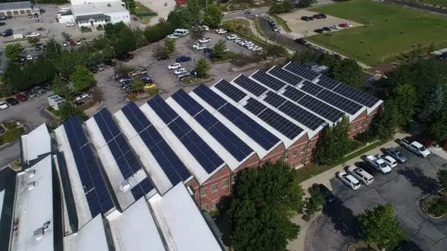 391 kW Indiana Solar Install for Bloomington and Monroe County City Halls