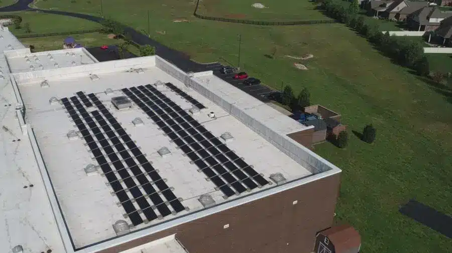 50 kW Jody Richards Elementary Solar install in Bowling Green, Kentucky