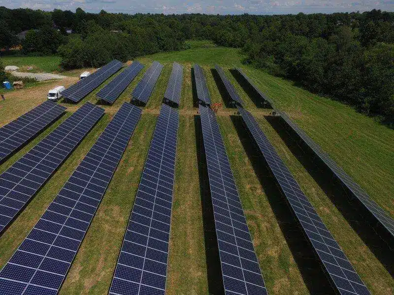 548 kW Commercial Ground Mounted Solar Field Install in Mayfield, Kentucky