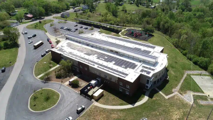 249 kW Richardsville Elementary Solar Install in Bowling Green, Kentucky