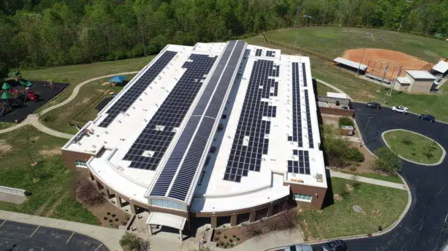 249 kW Richardsville Elementary Solar Install in Bowling Green, Kentucky