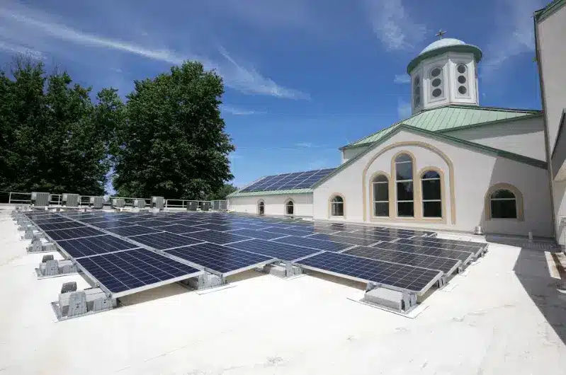 38.3 kW Kentucky Solar install on Greek Orthodox Church