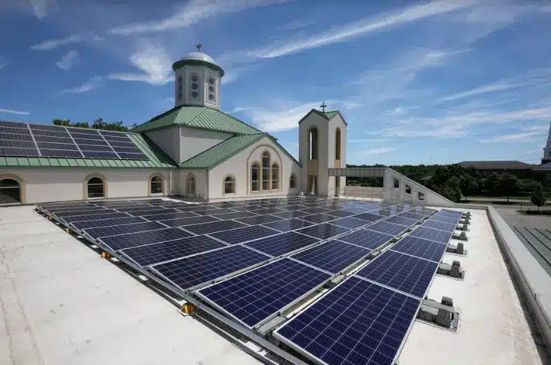 38.3 kW Kentucky Solar install on Greek Orthodox Church