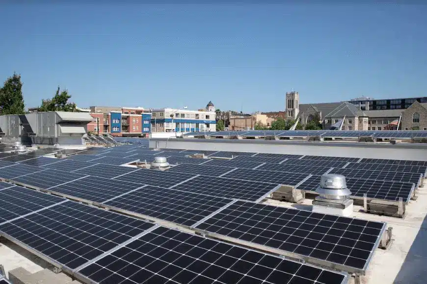 76.1 kW Government Solar Install on Bloomington Police Department