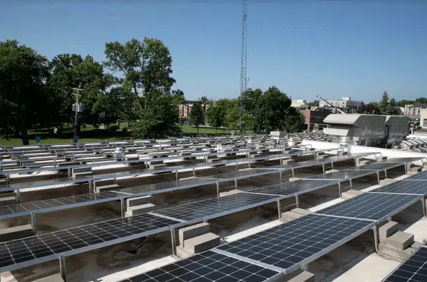 76.1 kW Government Solar Install on Bloomington Police Department