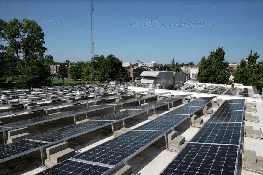 76.1 kW Government Solar Install on Bloomington Police Department