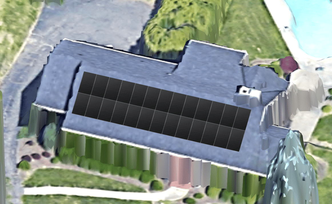 Solar Layout Rendering