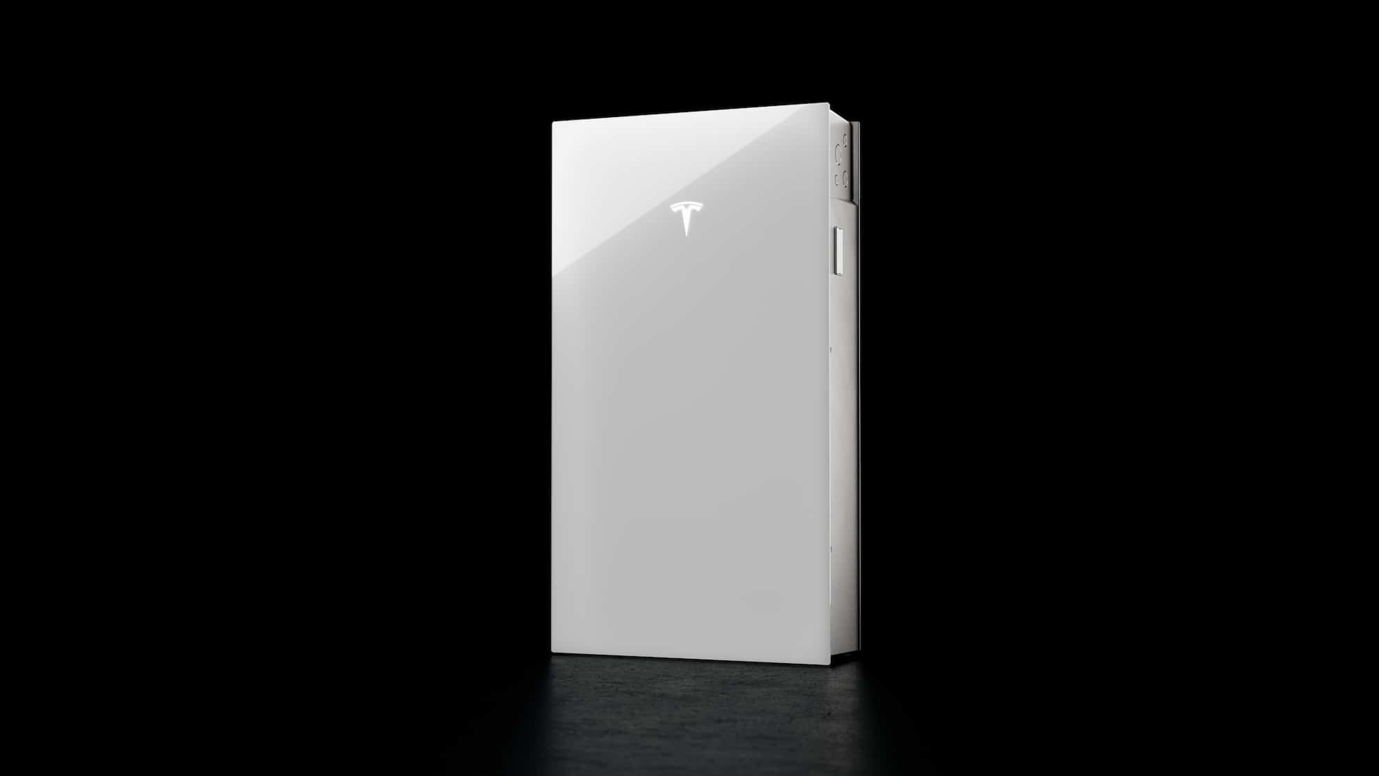 tesla powerwall 3 black background