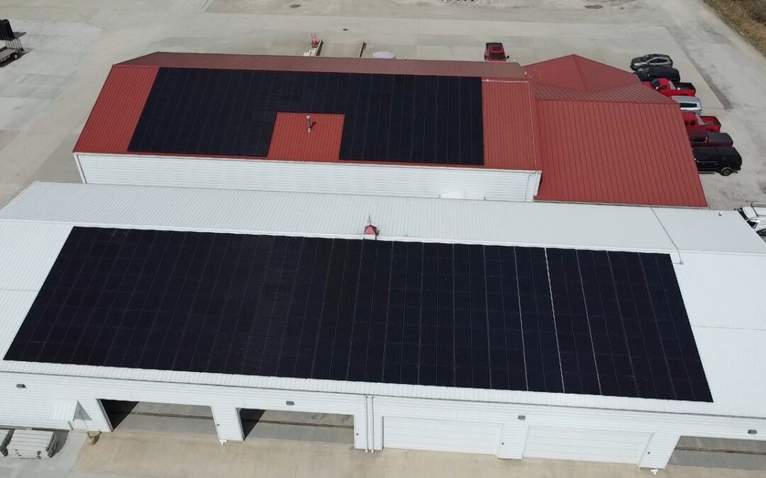 110 kW Installation for Concrete Company in Illinois