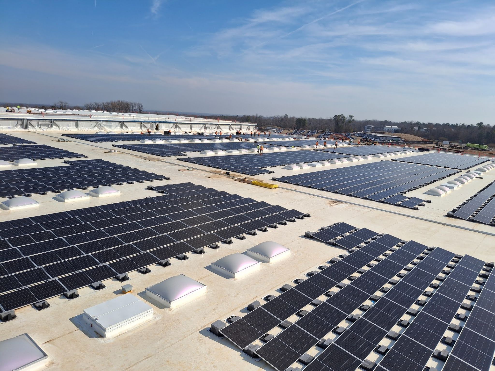 unnamed (11) 1.28 MW Commercial Solar Install on Shopping Mall in Louisville, Kentucky